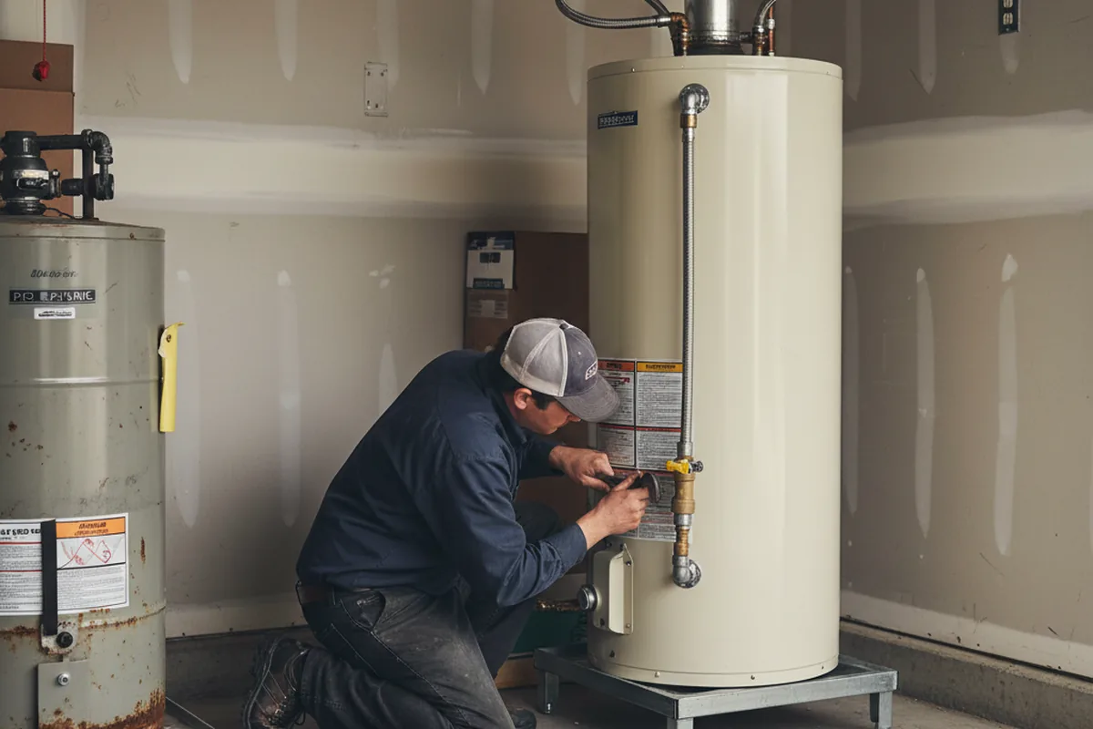 Water heater and shutoff valve replacement in Tahoe City