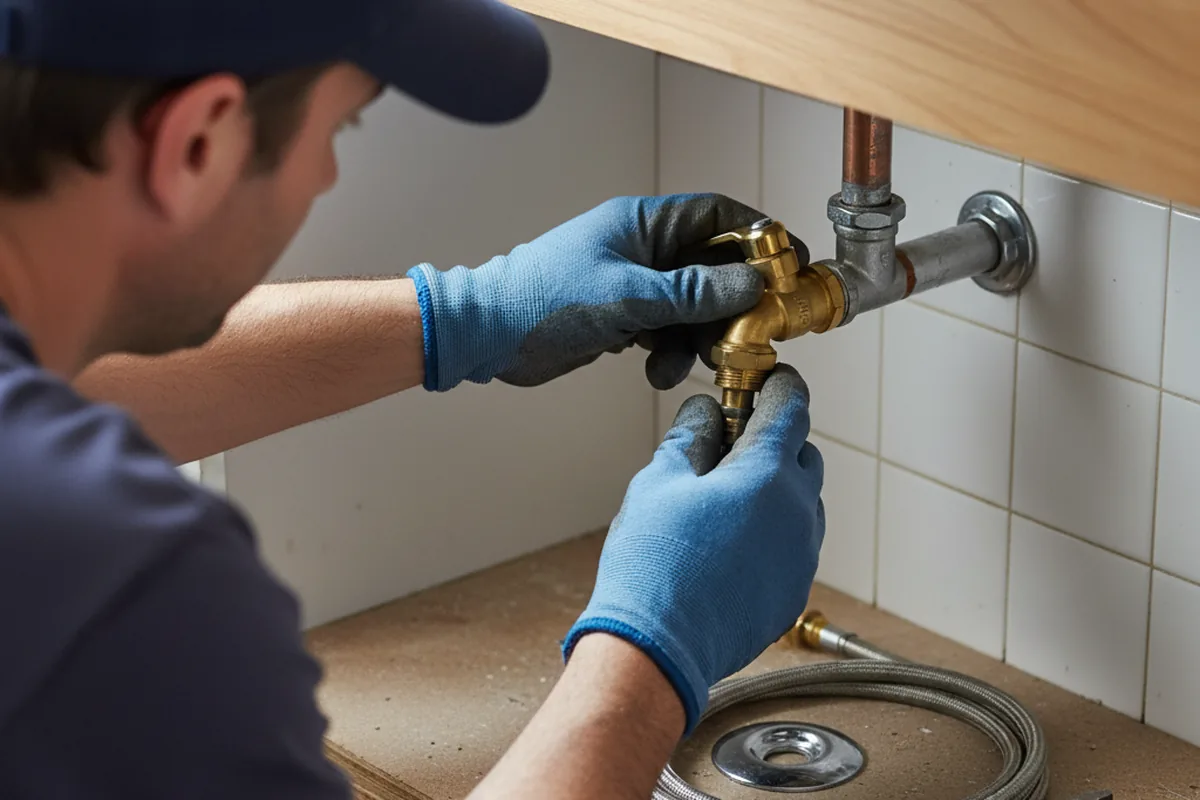 Shutoff valve and fitting work during Repiping in Tahoe City